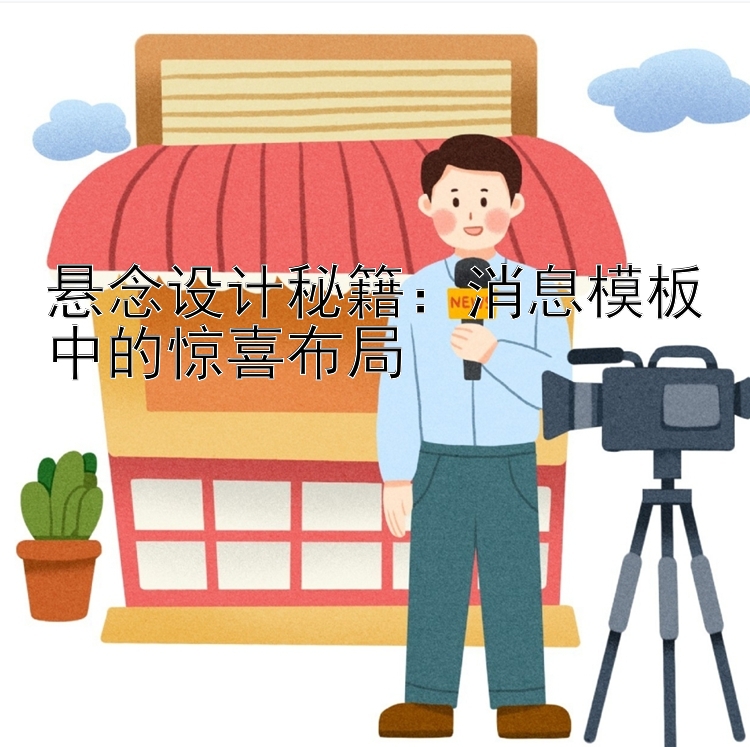 悬念设计秘籍：消息模板中的惊喜布局