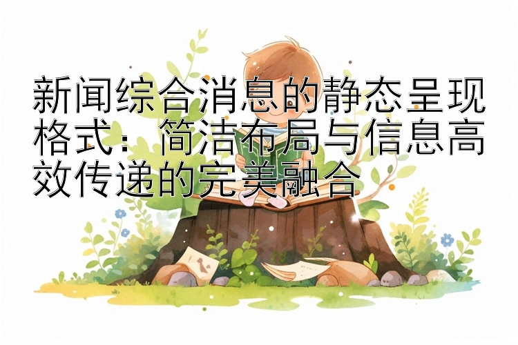 新闻综合消息的静态呈现格式：江苏快三   简洁布局与信息高效传递的完美融合