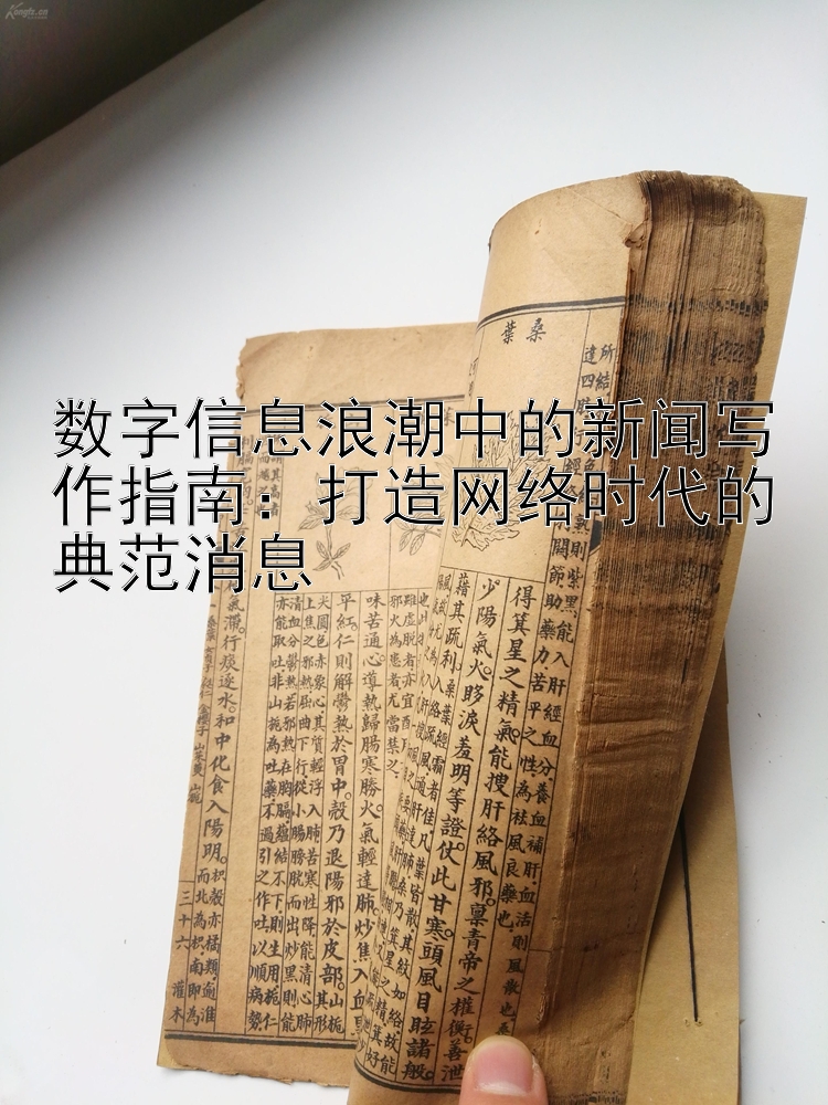 数字信息浪潮中的新闻写作指南：打造网络时代的典范消息