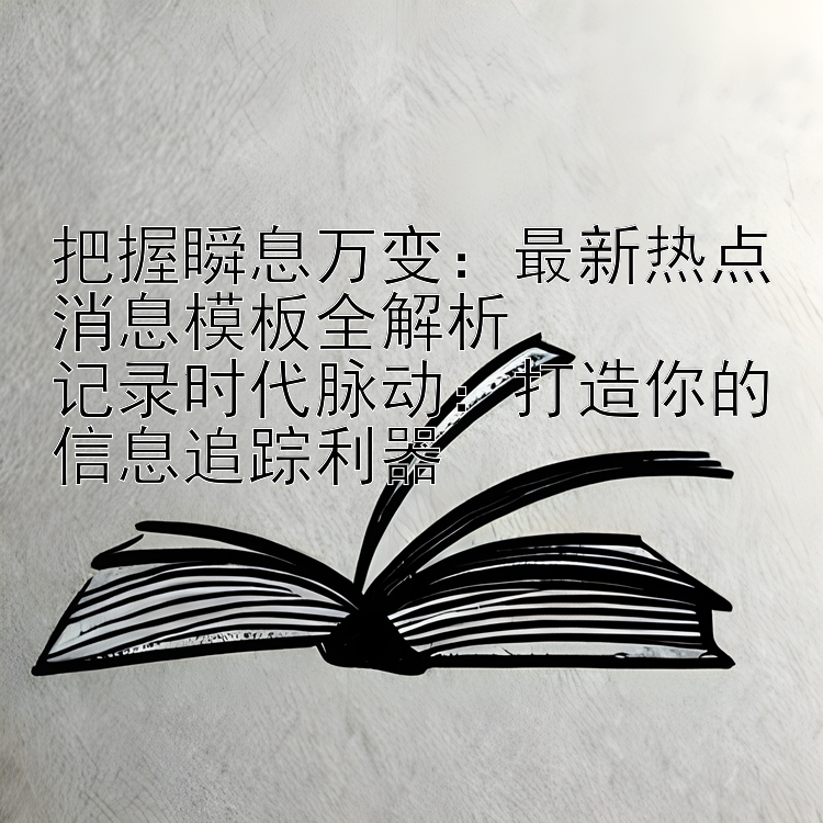 把握瞬息万变：最新热点消息模板全解析  
记录时代脉动：打造你的信息追踪利器